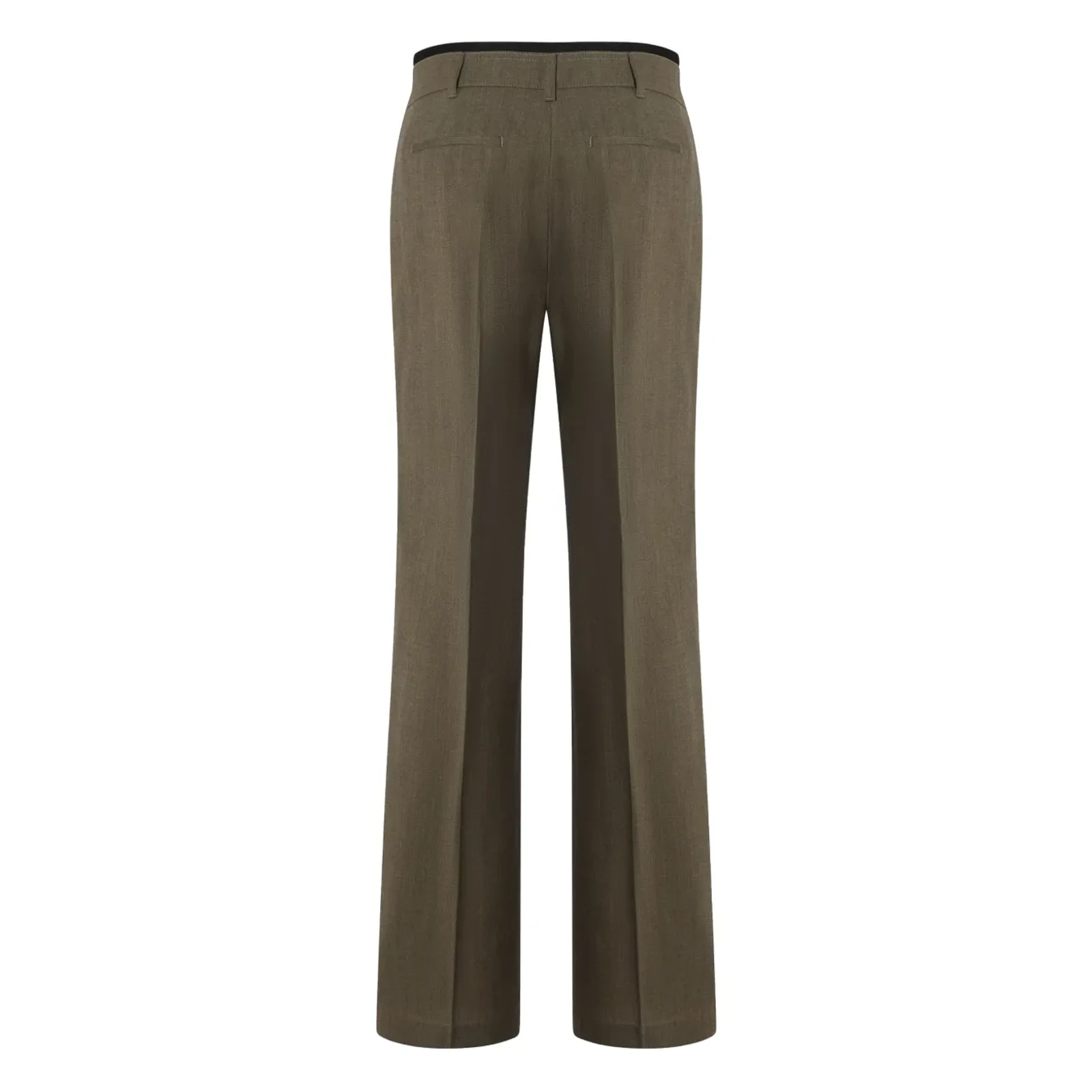 Pinko Classic Marrone Borraccia Tailored Trousers Size It 36 / Us 0